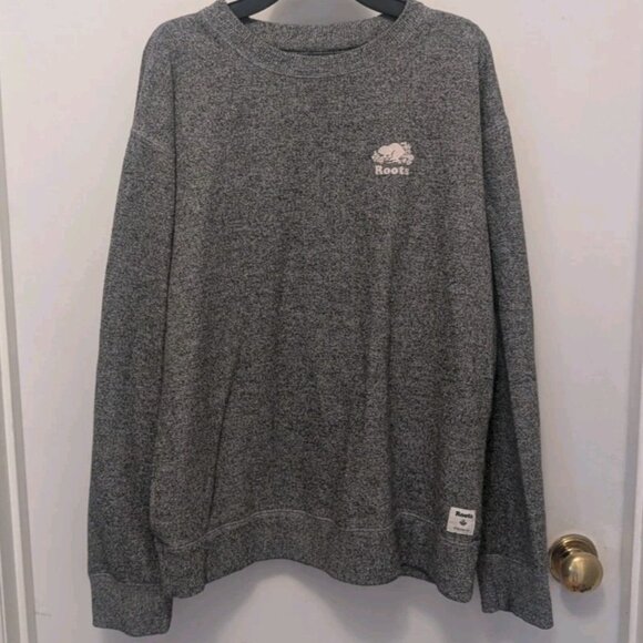 Roots Other - Roots Beaver Logo Grey Crew Sweater/Sweatshirt, Size M